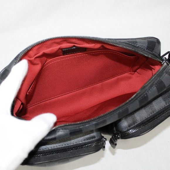 Louis Vuitton Utility Messenger Bag Damier Graphite Black LV Shoulder Bag - Picture 6 of 8